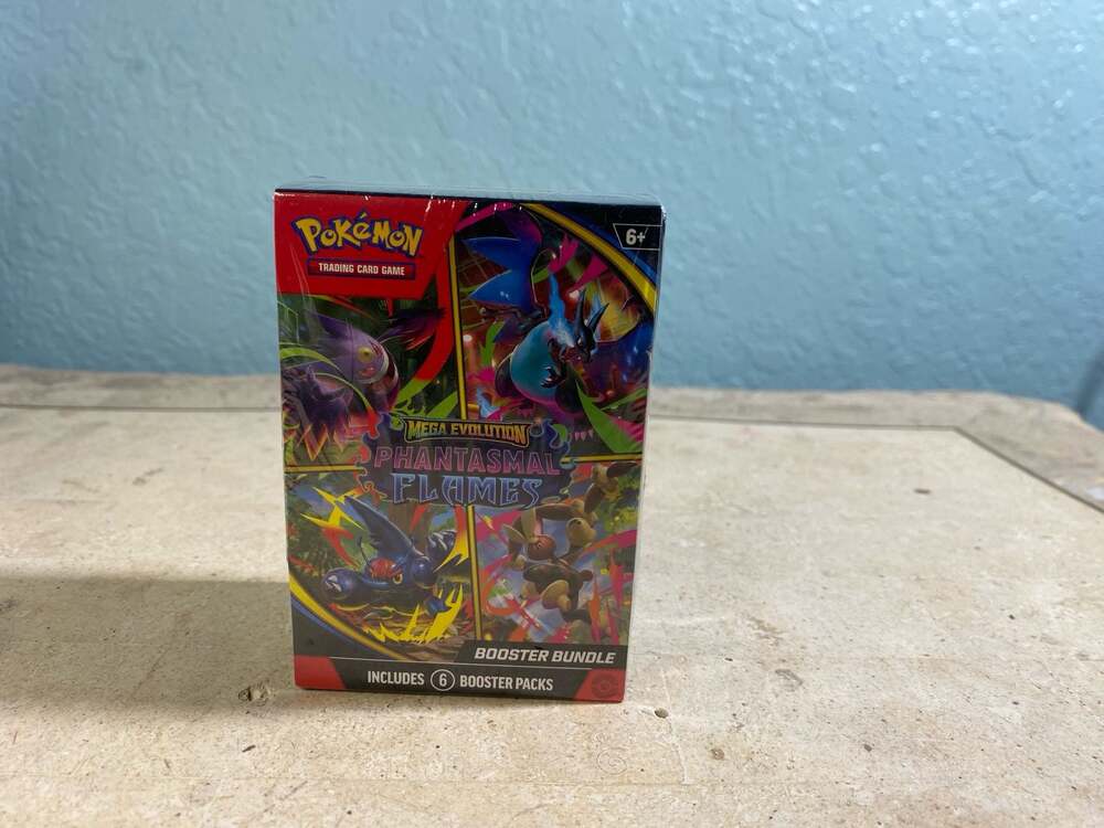 Pokémon TCG Mega Evolution Phantasmal Flames Booster Bundle 6-Pack Sealed